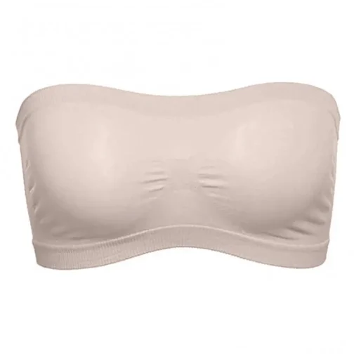 Solid Color Women Breathable Strapless Hollow Back Bra Sport Tube Top Underwear Suitable For Strapless Dress, Evening Dress - Image 6